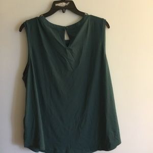 41 Hawthorn blouse lace green dark xxl new with tags